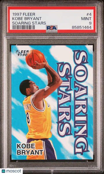 Kobe Bryant 1997 Fleer Soaring Stars #4 PSA 9