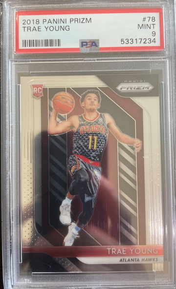 2018 Panini Prizm Trae Young Rookie #78 PSA 9 Mint