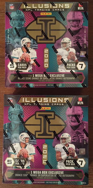 2020 Panini Illusions Football Mega Box (2-lot)