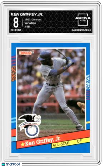 1991 Dunross Ken Griffey Jr #49 Arena Club 8