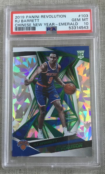 2019 Revolution RJ Barrett Chinese New Year Emerald 12/88 PSA 10