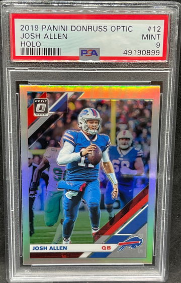 2019 Donruss Optic Holo Josh Allen PSA 9