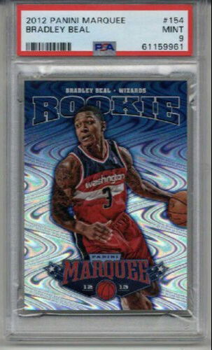 2012 PANINI MARQUEE #154 BRADLEY BEAL RC CARD WASHINGTON WIZARDS PSA 9 LOW POP
