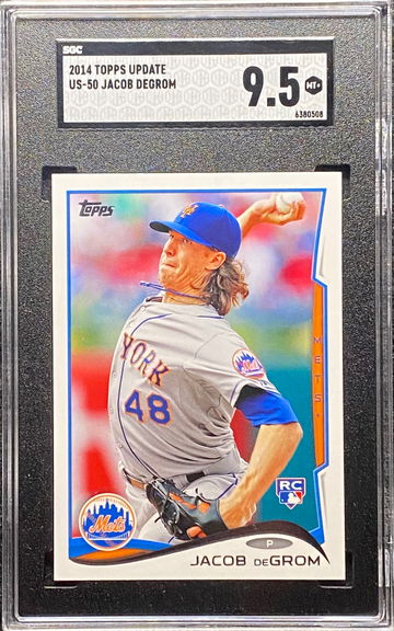 2014 Topps Update Jacob Degrom Rookie SGC 8.5