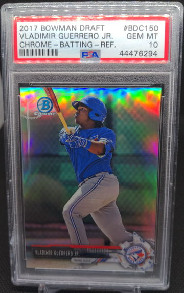 2017 Bowman Chrome Draft Batting Refractor Vladimir Guerrero Jr. #BDC150 PSA 10