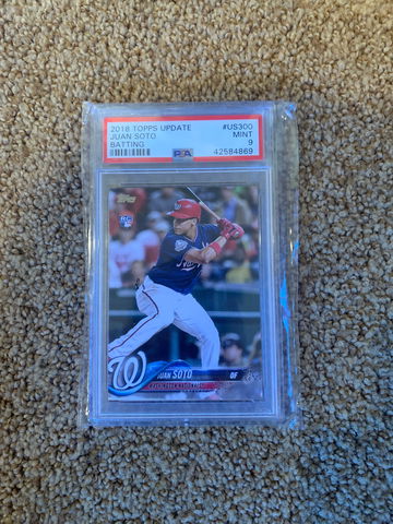 2018 Topps Update Juan Soto PSA 9