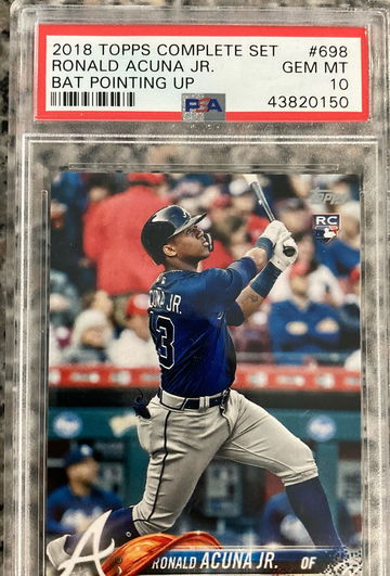 2018 Topps Complete Set Ronald Acuna Jr. PSA 10
