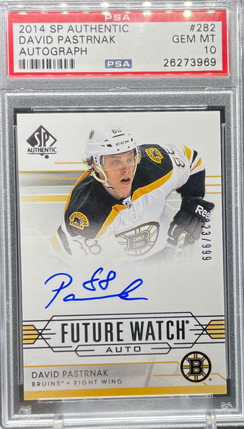 2014 SP Authentic David Pastrnak Auto