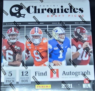 2021 Panini Chronicles Draft Picks 1 Auto per box!