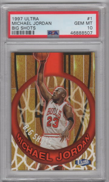 1997 Ultra Michael Jordan Big Shots PSA 10