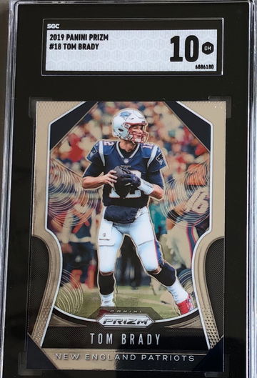 2019 Panini Prizm Tom Brady SGC 10 GEM MINT