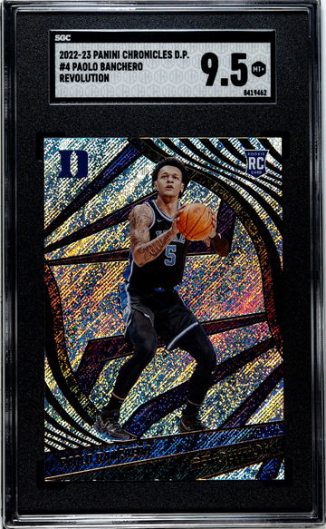 2022-23 Panini Chronicles Draft Picks #4 Paolo Banchero Revolution SGC 9.5