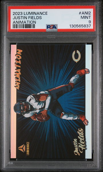 2023 Panini Luminance Animation Justin Fields #ANI2 PSA 9