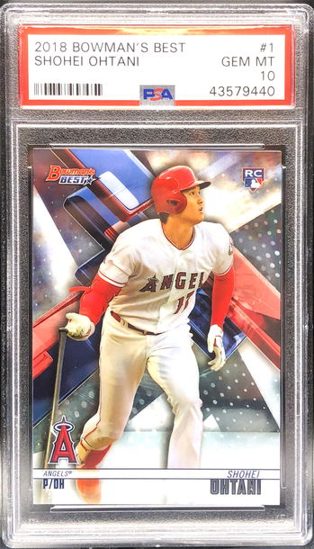 2018 Bowman Best Shohei Ohtani RC Rookie PSA 10