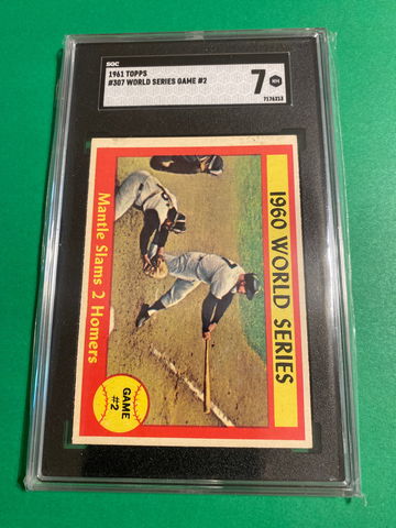 1961 Topps # 307 Mickey Mantle  