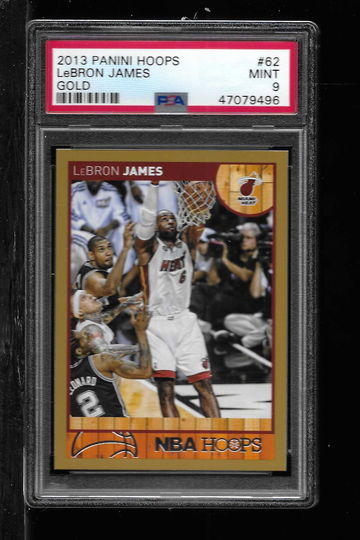 2013 HOOPS LEBRON JAMES #62 GOLD