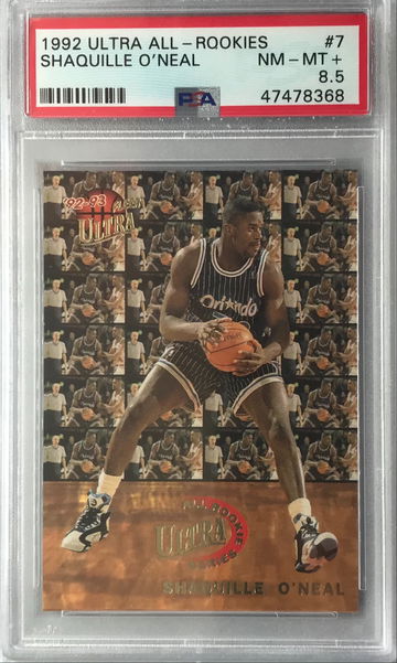 Shaquille O’Neal 1992 Ultra All-Rookies #7 - PSA 8.5