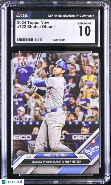 2024 Topps Now Shohei Ohtani #722 CGC 10