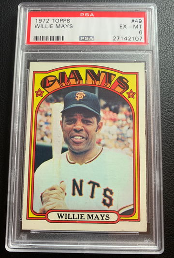 Willie Mays Topps PSA 