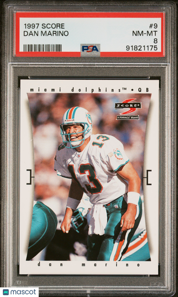 1997 Score Dan Marino #9 PSA 8