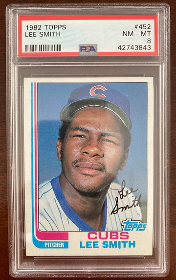 1982 Topps Lee Smith PSA 8