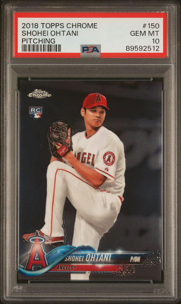 2018 Topps Chrome Shohei Ohtani #150 PSA 10