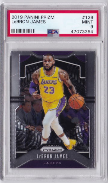 LeBron James 2019 Prizm PSA 9