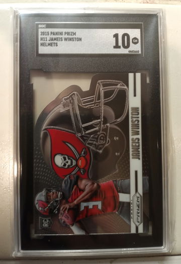 2015 Prizm James Winston Helmets RC SGC 10