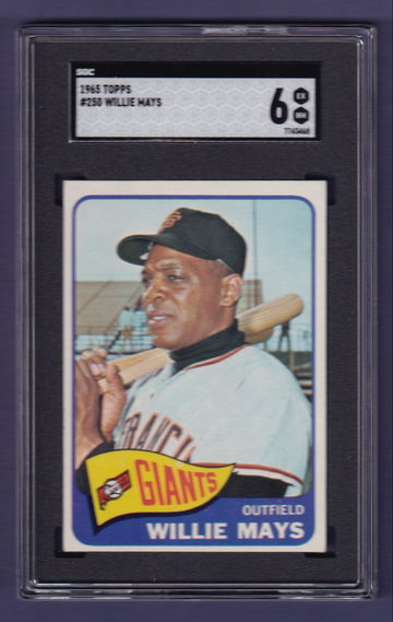 1965 Topps #250 Willie Mays SGC 6