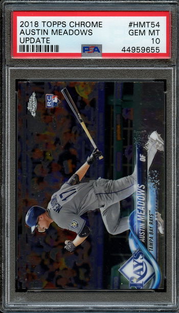 2018 Topps Chrome Update Austin Meadows PSA 10