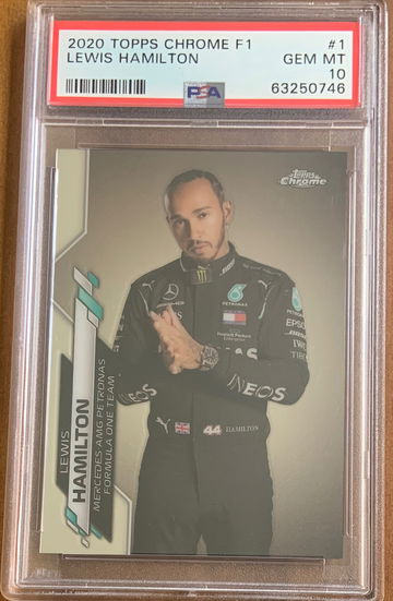 2020 Topps Chrome Lewis Hamilton #1 PSA 10