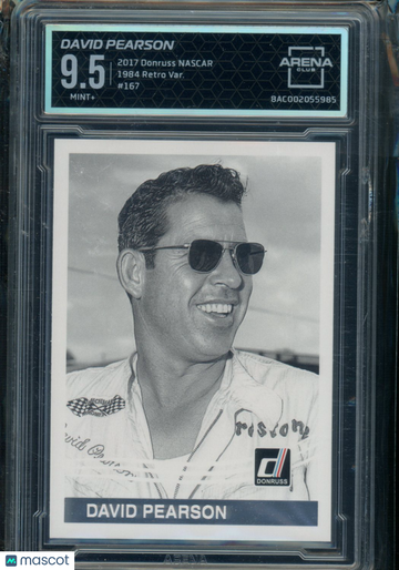 2017 Donruss NASCAR 1984 Retro Var. David Pearson #167 Arena Club 9.5