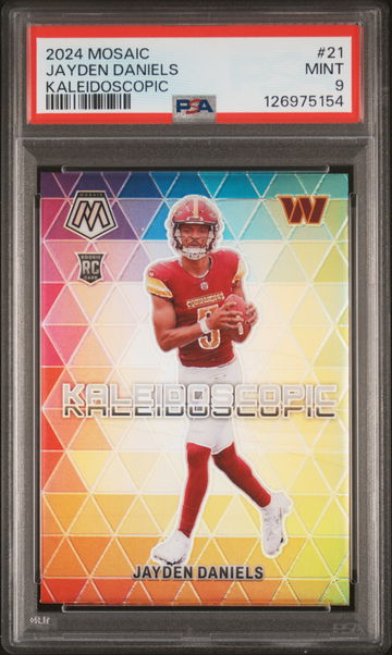 2024 Panini Mosaic Kaleidoscopic Jayden Daniels #21 PSA 9