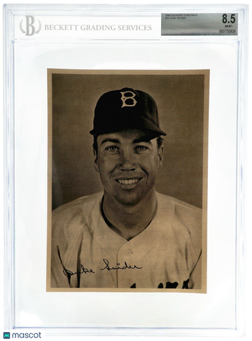 1949 Brooklyn Dodgers Picture Pack Duke Snider #23 BGS 8.5 HIGHEST GRADED HOF RC