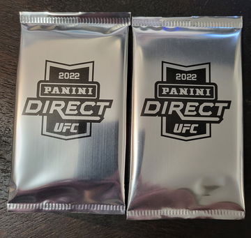 2022 UFC White Sparkle Pack x 2