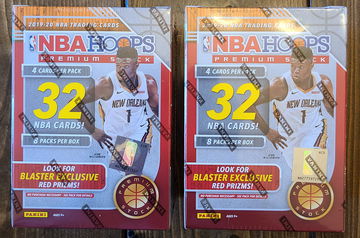 (2) 2019-20 Panini NBA Hoops Premium Stock Blasters