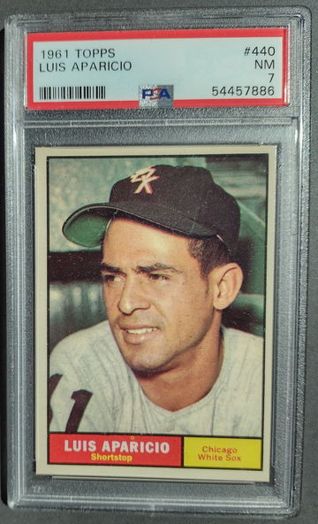 1961 Topps Luis Aparicio PSA 7