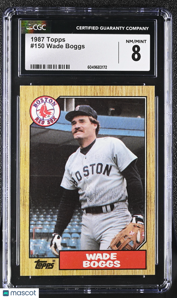 1987 Topps Wade Boggs #150 CGC 8