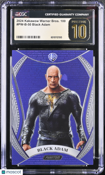 2024 Kakawow Warner Bros. 100 Black Adam #PW-B-50 CGC 10
