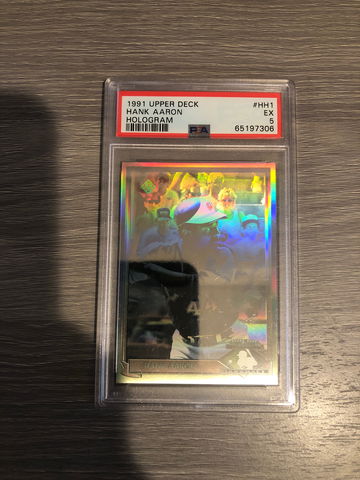 1991 Upper Deck Hank Aaron Hologram PSA 5 #HH1