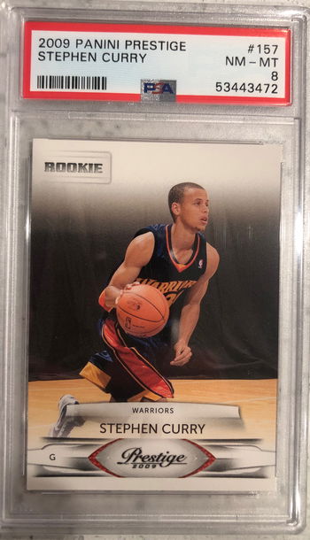 2009 Prestige Stephen Curry PSA 8