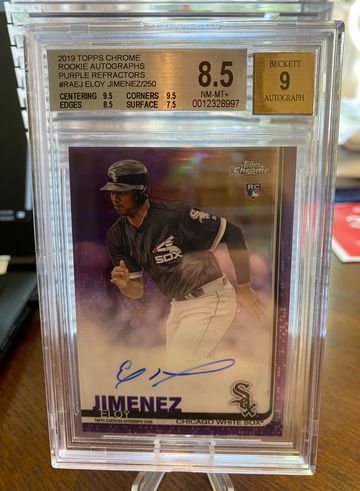 Eloy Jimenez Purple Rookie Auto /250