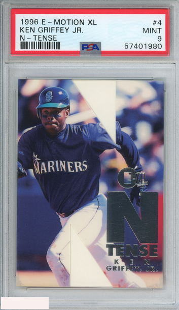 1996 E-MOTION XL N-TENSE KEN GRIFFEY JR #4 SEATTLE MARINERS HOF PSA 9 MINT