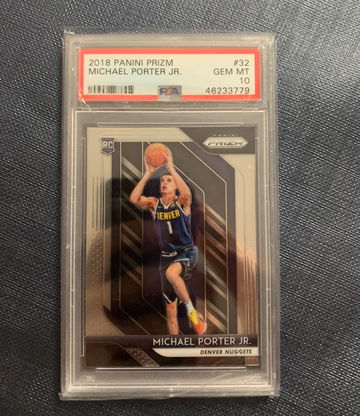 2018 Panini Prizm Michael Porter Jr PSA 10