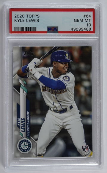 2020 Topps Kyle Lewis PSA 10 #64