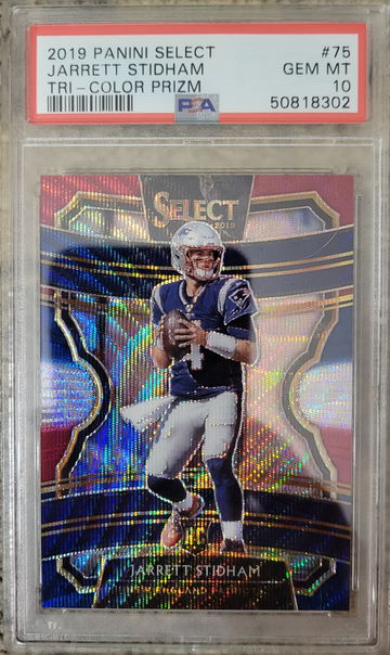 2019 Select Tri-Color Jarrett Stidham PSA 10 /199