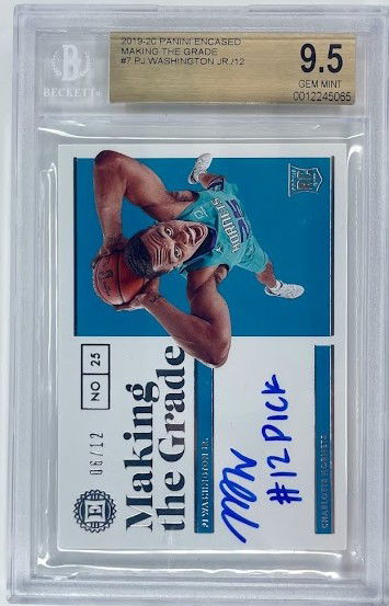 2019 Panini Encased PJ Washington 06/12 BGS 9.5
