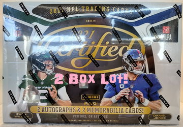  2 Box Lot 2021 Panini Certified Hobby Box Factory Sealed 10 Packs, 2 Auto's & 2 Mem's Per LOADED 💥💥