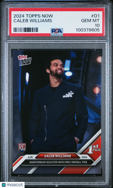 2024 Topps Now Caleb Williams #D1 PSA 10