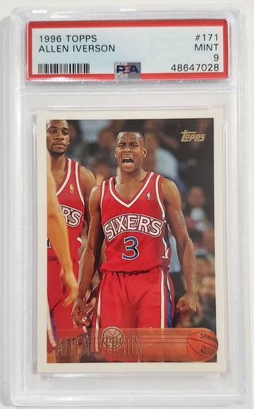 Allen Iverson 1996 Topps #171 PSA 9 MINT